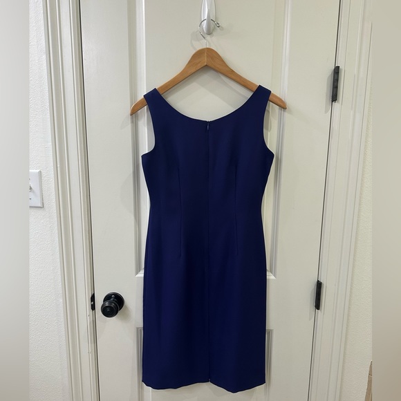 Jessica Howard 2 Piece Blazer Dress Set Size 4 Petite Sheath Dress Jacket Purple - Picture 8 of 16